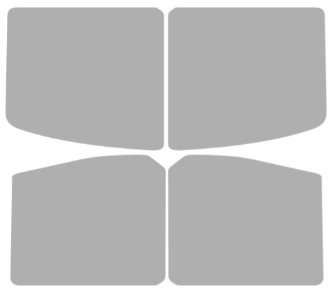 Pre-cut sunroof film GMC Hummer EV Crew 2022-2026