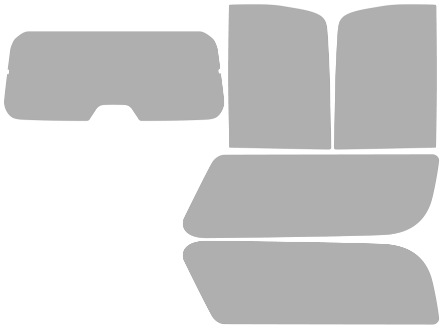 Pre-cut window tint Cadillac Escalade ESV (Option 1) 2007-2014