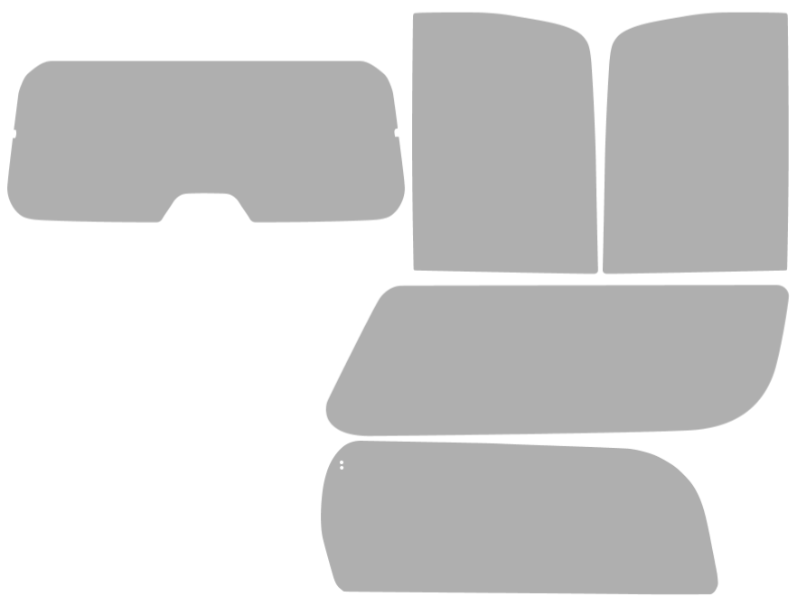 Pre-cut window tint Cadillac Escalade ESV (Option 3) 2007-2014