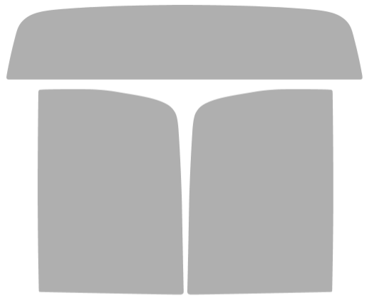 Pre-cut window tint Cadillac Escalade Extended Pickup (Option 1) 2007-2014