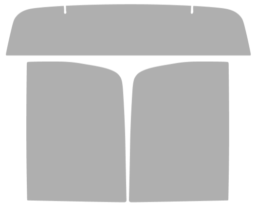 Pre-cut window tint Cadillac Escalade Extended Pickup (Option 2) 2007-2014