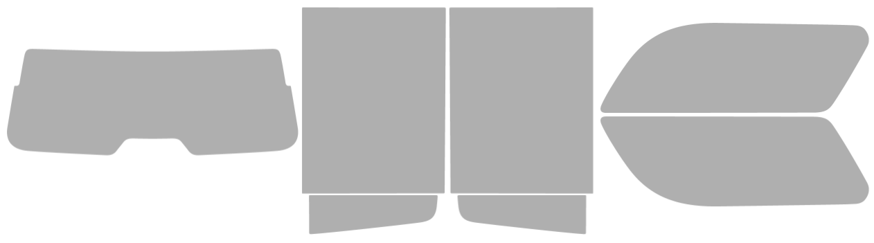Pre-cut window tint Cadillac Escalade ESV (Option 1) 2021-2025
