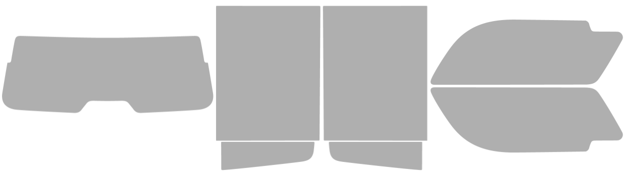 Pre-cut window tint Cadillac Escalade ESV (Option 3) 2021-2025