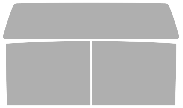 Pre-cut window film Chevrolet Silverado HD2500/3500 Crew (Option 1) 2020-2026