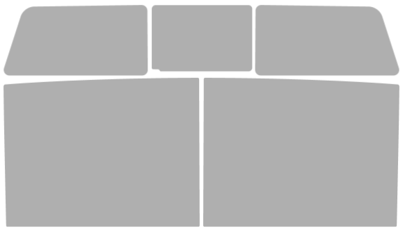 Pre-cut window film Chevrolet Silverado HD2500/3500 Crew (Option 2) 2020-2026
