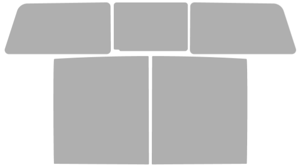 Pre-cut window tint Chevrolet Silverado HD2500/3500 Extended (Option 2) 2020-2026
