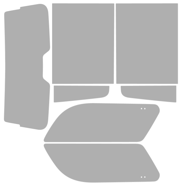 Pre-cut window tint Chevrolet Suburban (Option 2) 2021-2026