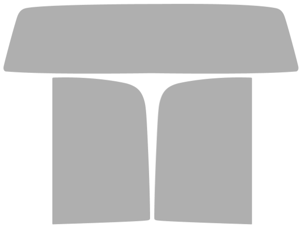 Pre-cut window tint Dodge RAM 1500 Crew (Option 1) 2009-2011