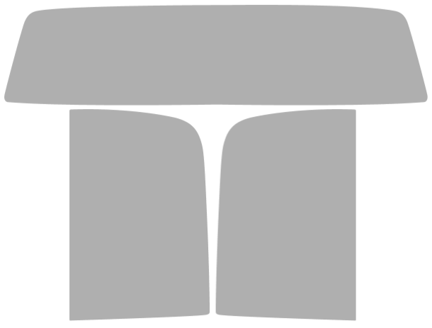 Pre-cut window tint Dodge RAM 2500/3500 Crew (Option 1) 2010-2011