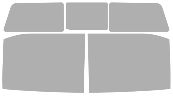 Pre-cut window tint GMC Sierra 1500 Crew (Option 2) 2019-2026