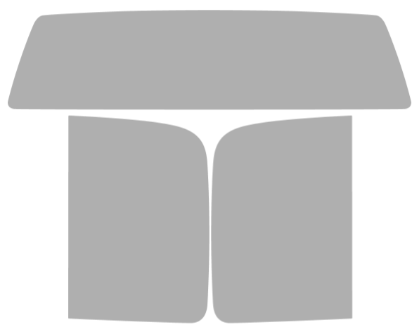 Pre-cut window tint GMC Sierra Crew (Option 1) 2007-2013