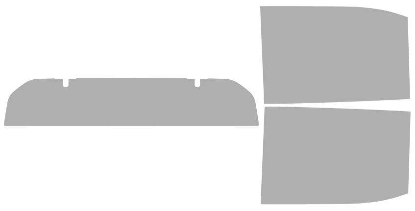 Pre-cut window tint GMC Sierra EV Denali Crew 2024-2026