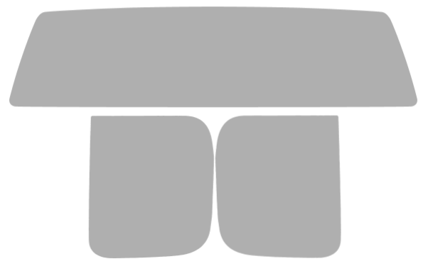 Pre-cut window tint GMC Sierra Extended (Option 1) 2007-2013