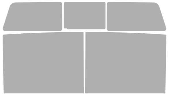 Pre-cut window tint GMC Sierra HD2500/3500 Crew (Option 2) 2020-2026