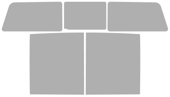 Pre-cut window tint GMC Sierra HD2500/3500 Extended (Option 2) 2020-2026