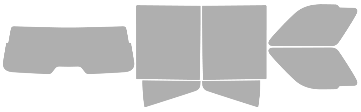 Pre-cut window tint GMC Yukon 2021-2026