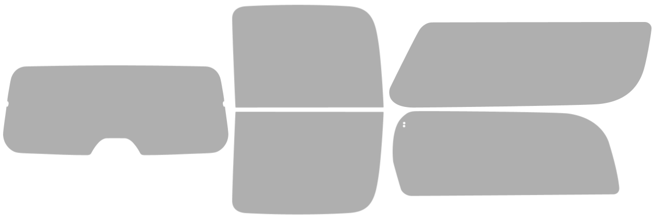 Pre-cut window film GMC Yukon XL (Option 2) 2007-2014