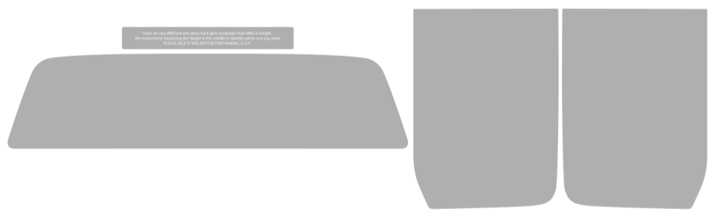Pre-cut window tint Ford F150 Crew (Option 2) 2015-2026