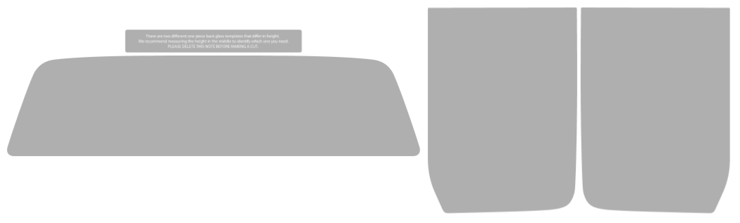 Pre-cut Window Tint Ford F150 Crew (Option 3 Defrost) 2015-2026