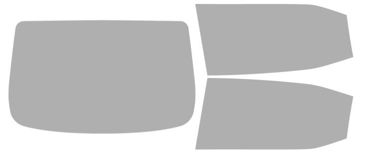 Pre-cut window tint Polestar 2 (Option 1) 2021-2025