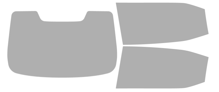 Pre-cut window tint Polestar 2 (Option 2) 2021-2025
