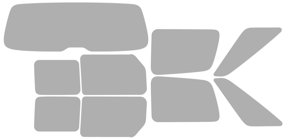 Pre-cut window film Citroën C8 5D 2002-2015